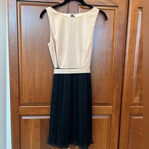 Ark & Co nude and black open back dress